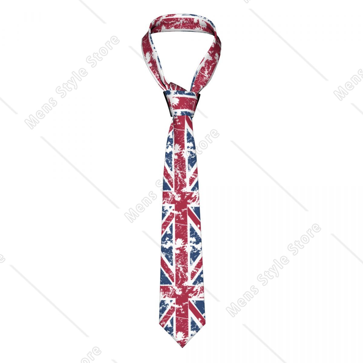 Men'S Accessories Uk - 유니언 잭 깃발 남녀 넥타이 실크
