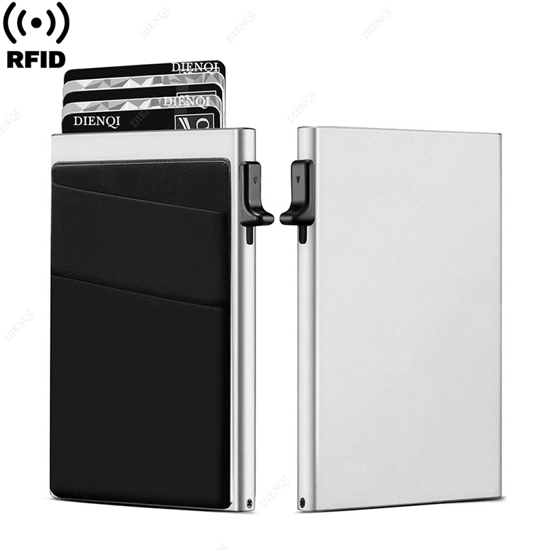 Card Case Minimalist - RFID 차단 신용 카드 소지자 지갑