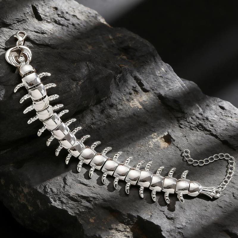 Men'S Vacation Accessories - 1Pc 여성을위한 유행 Y2K 실버 지네