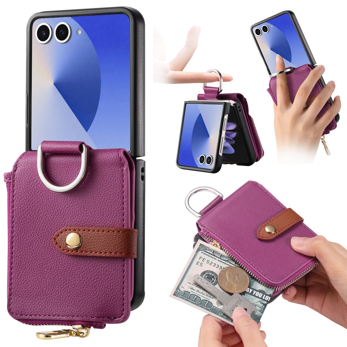 Phone Wallet Combo - 삼성 갤럭시 Z 플립 8 7