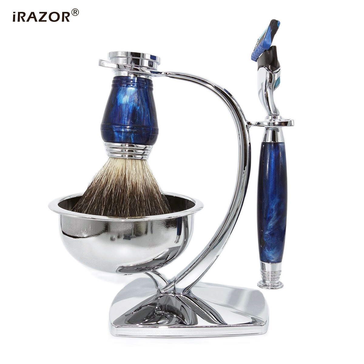 Men Accessories Combo Gift - IRAZOR 새로운 Royalblue 5 레이어 퓨전
