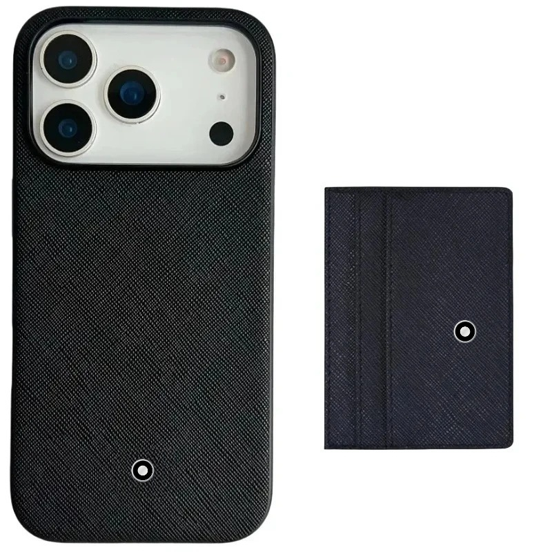 Card Case Minimalist - 미니멀리스트 비즈니스 스타일 가죽 케이스 아이폰