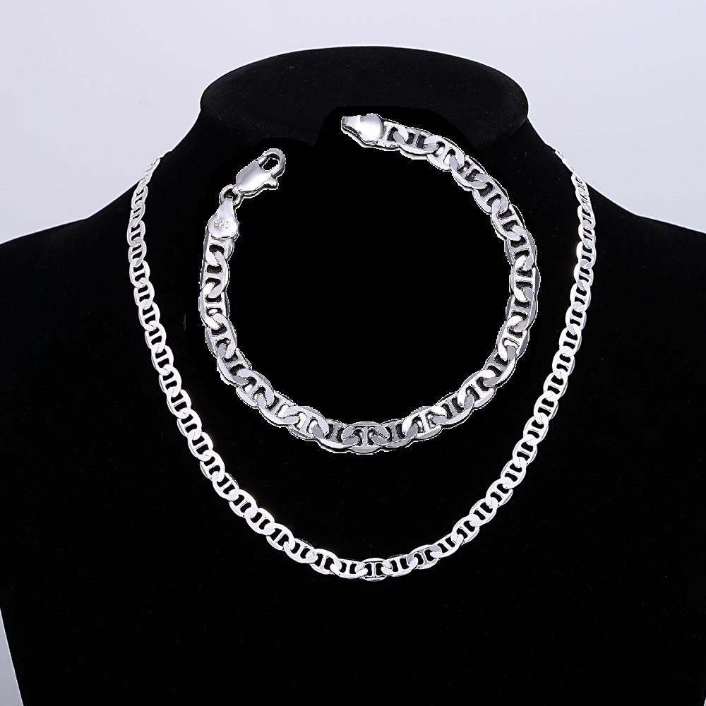 Men Accessories Chain And Bracelet - 럭셔리 디자이너 925 스털링 실버 트렌드