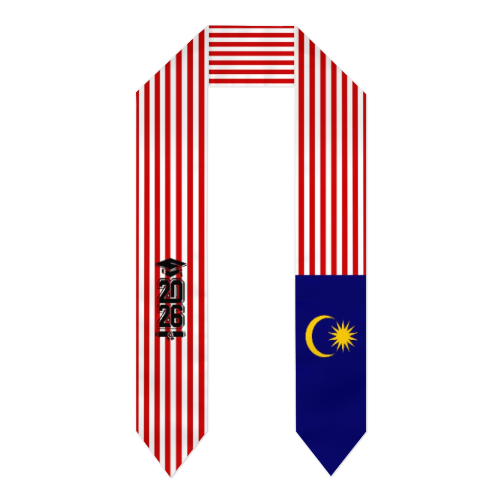 Men'S Accessories Malaysia - 2026년 졸업생용 말레이시아 국기 스카프 졸업