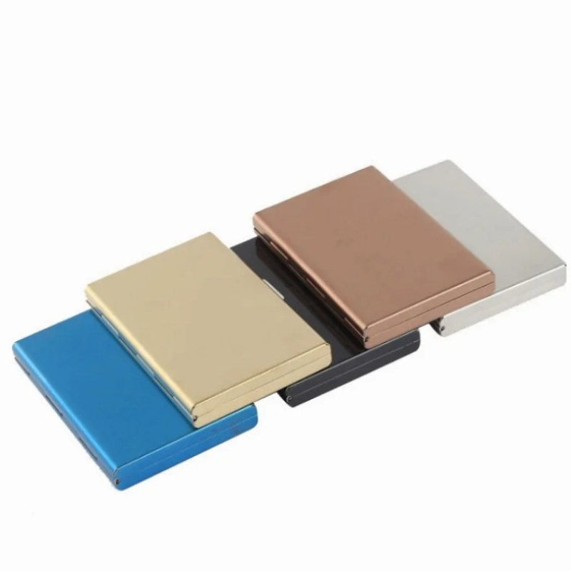 RFID 명함 홀더 카드 지갑 알루미늄 메탈 신용카드  - Card Case Minimalist 리뷰 및 가격