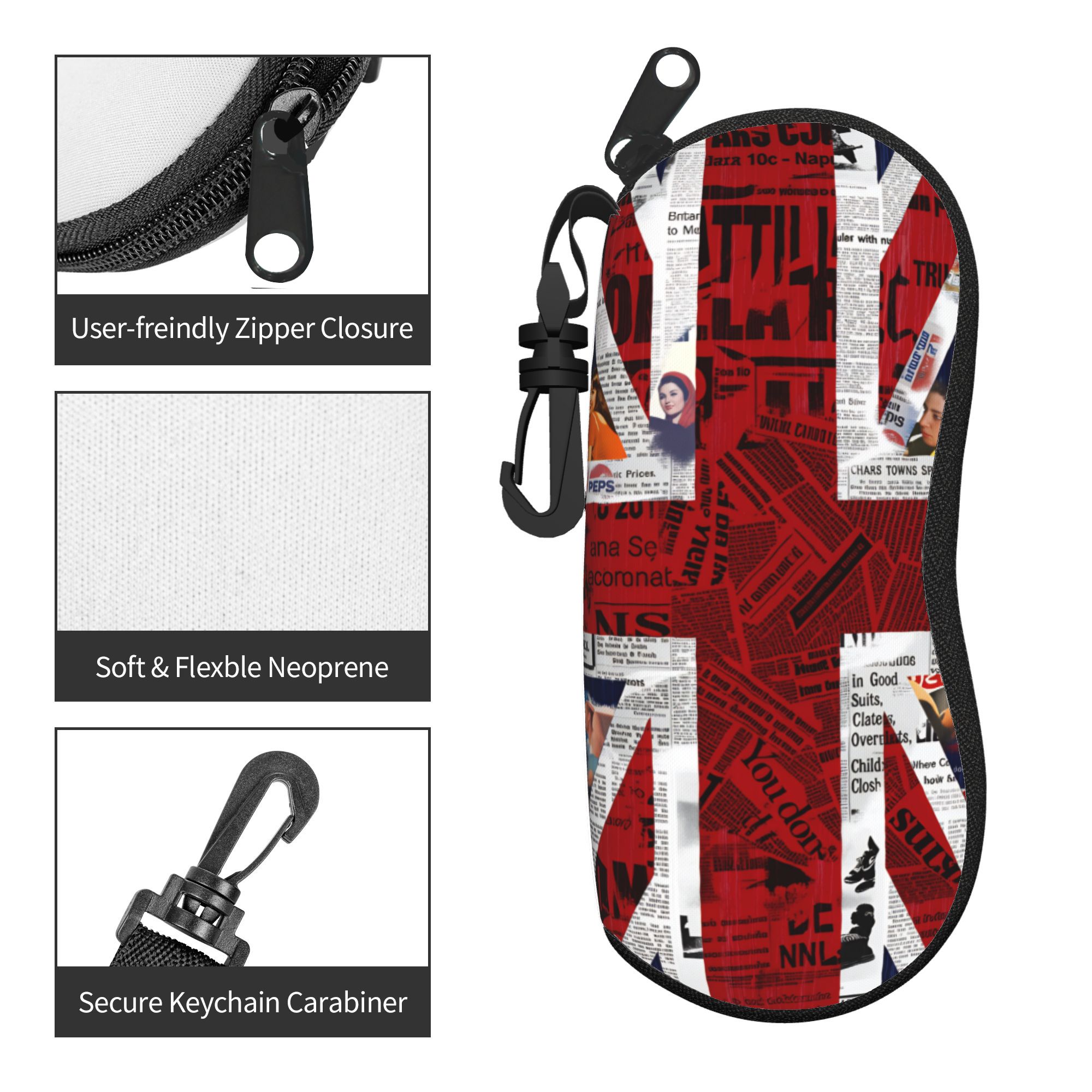 British flag UK Glasses Case   - Men'S Accessories Uk 리뷰 및 가격