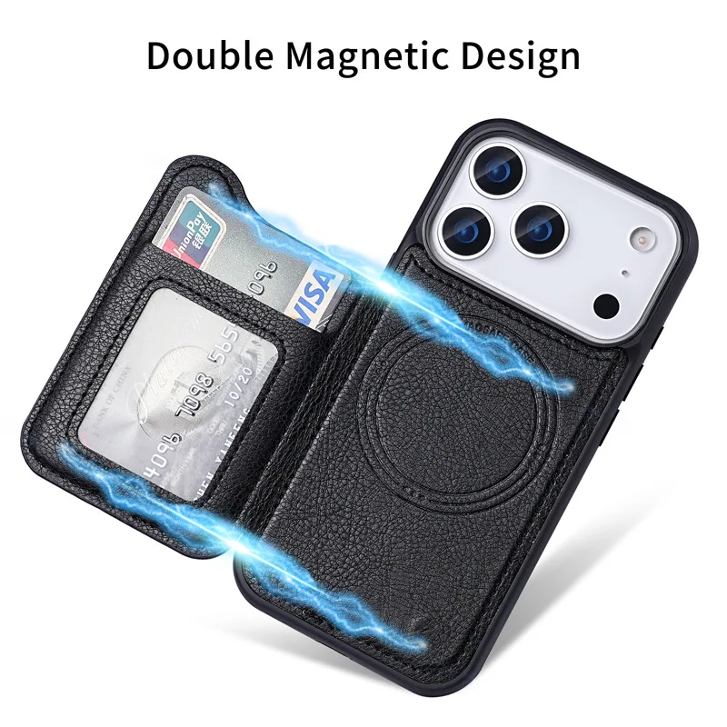 맥세이프 마그네틱 플립 가죽 지갑 카드 홀더 아이폰 1 - Phone Wallet Combo 리뷰 및 가격