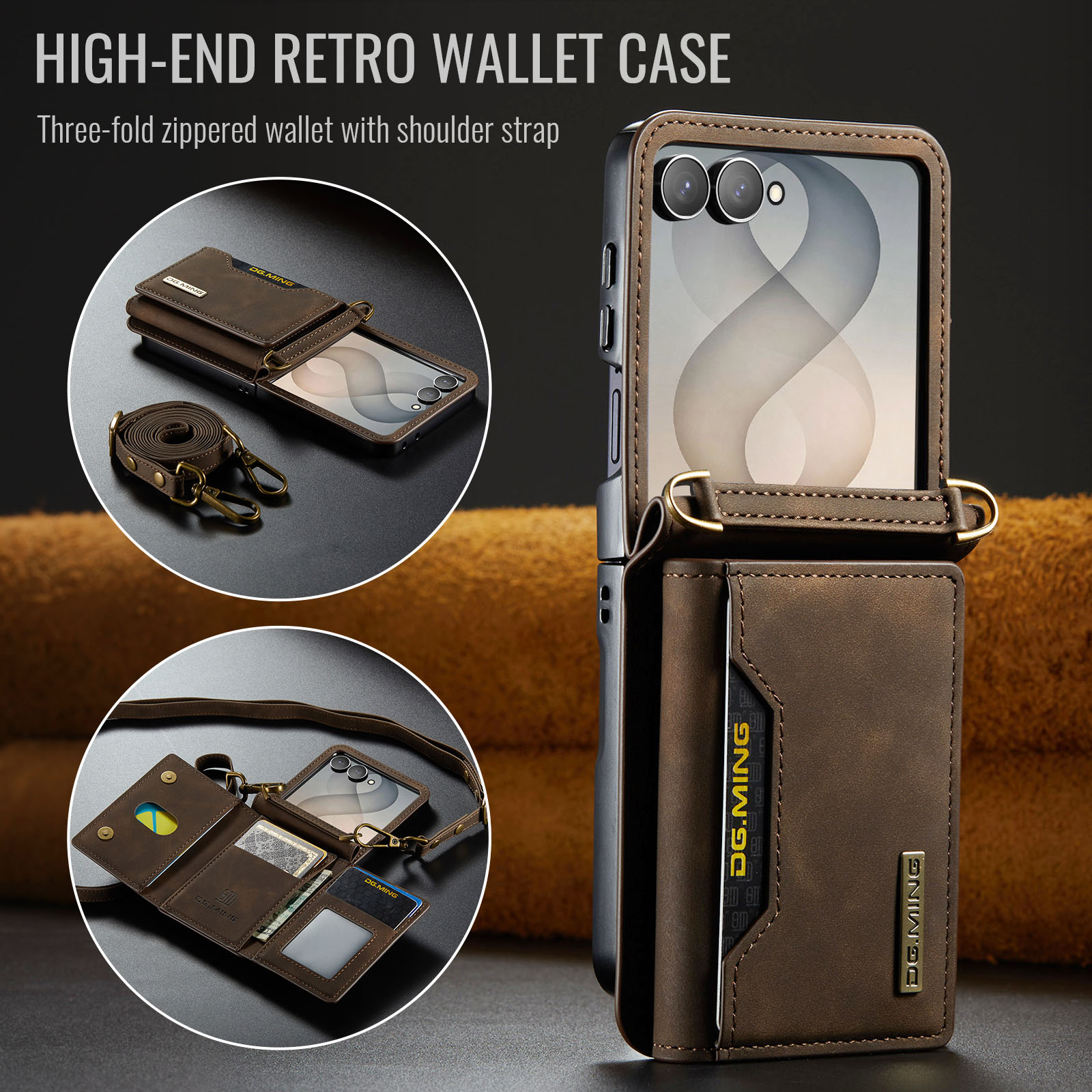 삼성 갤럭시 Z 플립 8 7 6 5 4 3 7FE용 가 - Phone Wallet Combo 리뷰 및 가격