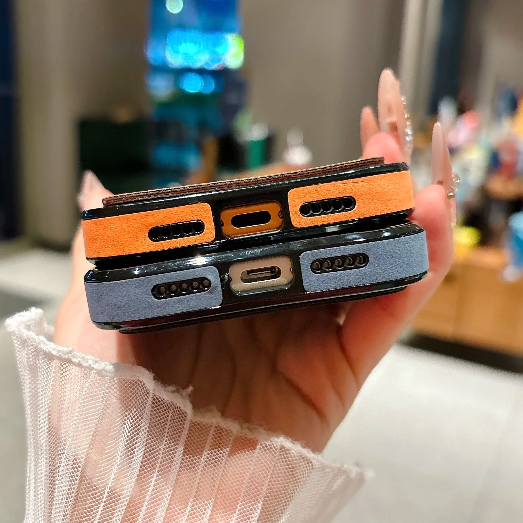 지갑 카드 홀더 스웨이드 가죽 폰 케이스 아이폰 17  - Phone Wallet Combo 리뷰 및 가격