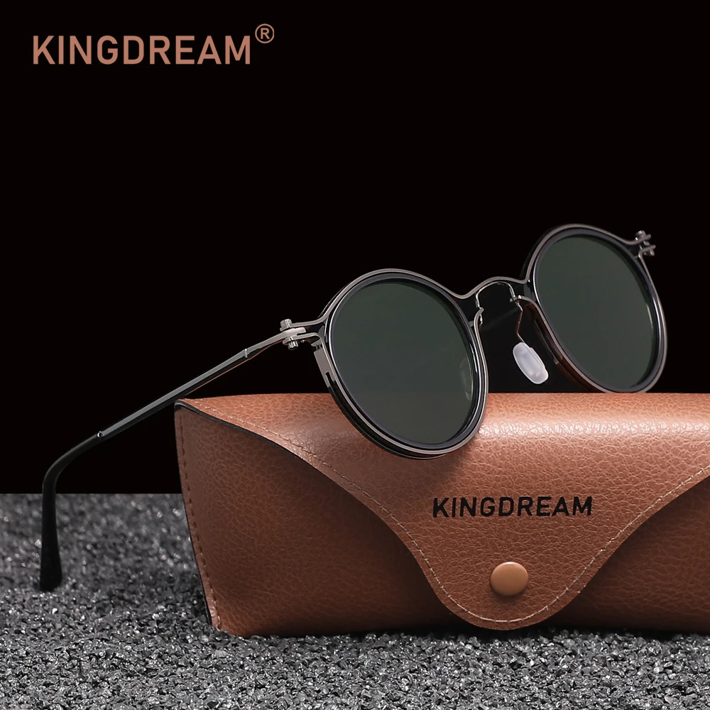 KINGDREAM 작은 원형 프레임 클래식 선글라스 남 - Men'S Vacation Accessories 리뷰 및 가격