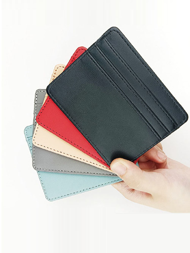 1Pc Pu 가죽 ID 카드 홀더 캔디 컬러 은행 신용 - Card Case Minimalist 리뷰 및 가격