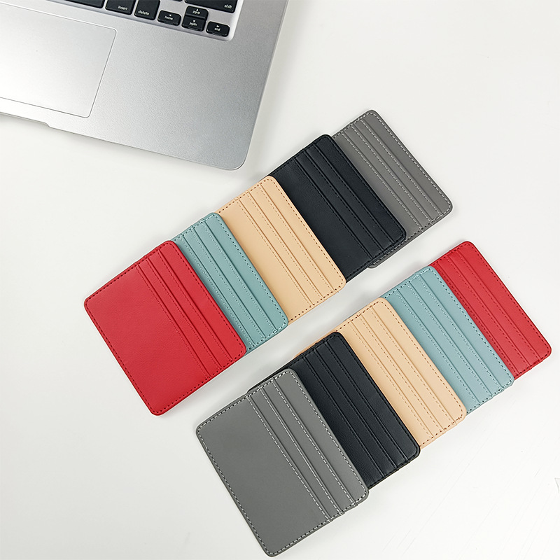 1Pc Pu 가죽 ID 카드 홀더 캔디 컬러 은행 신용 - Card Case Minimalist 리뷰 및 가격