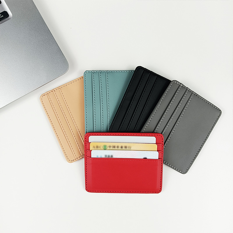 1Pc Pu 가죽 ID 카드 홀더 캔디 컬러 은행 신용 - Card Case Minimalist 리뷰 및 가격