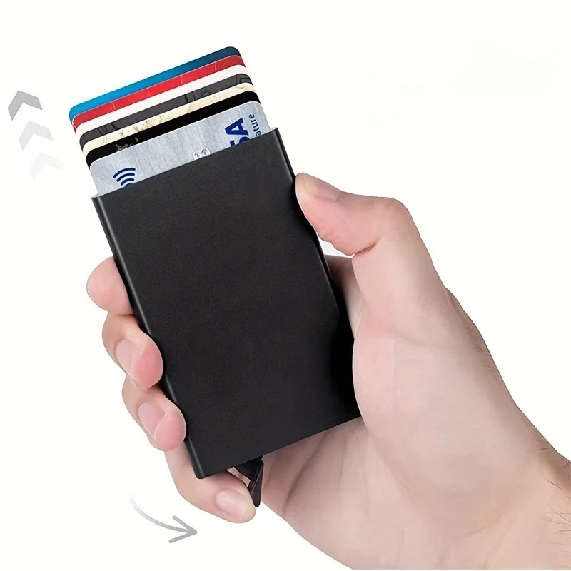 스마트 지갑 카드 소지자 금속 얇은 슬림 남성 여성 지 - Card Case Minimalist 리뷰 및 가격