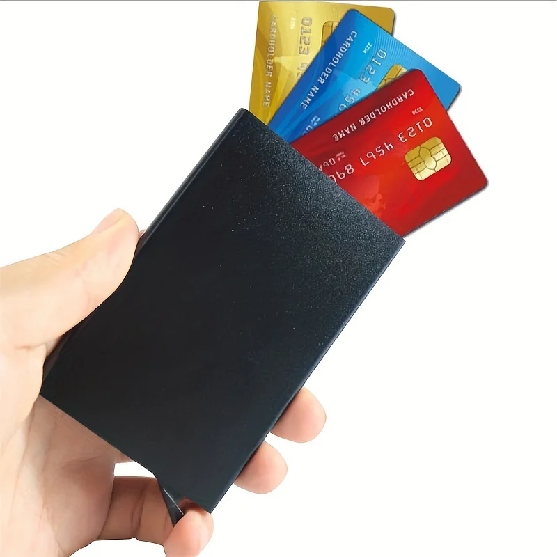 스마트 지갑 카드 소지자 금속 얇은 슬림 남성 여성 지 - Card Case Minimalist 리뷰 및 가격