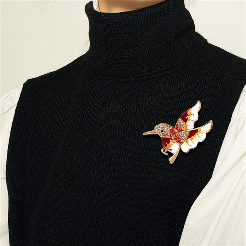 1Pc 여성을위한 절묘한 새 브로치 남성 귀여운 동물  - Men'S Accessories Trends 2025 리뷰 및 가격