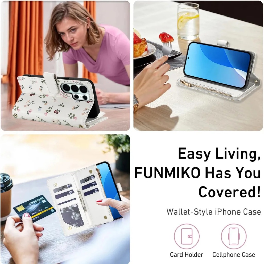 지퍼 카드 홀더 지갑 크로스바디 폰 케이스 손목 스트랩 - Phone Wallet Combo 리뷰 및 가격
