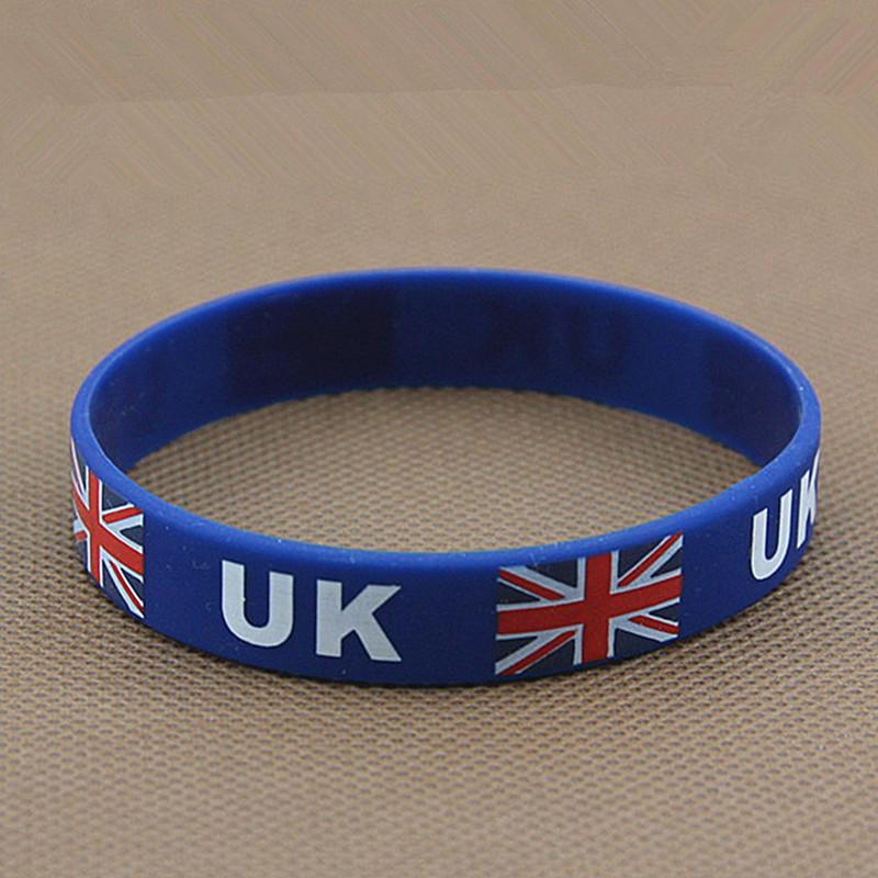 2pcs 영국 영국 플래그 팔찌 스포츠 게임 실리콘 팔 - Men'S Accessories Uk 리뷰 및 가격