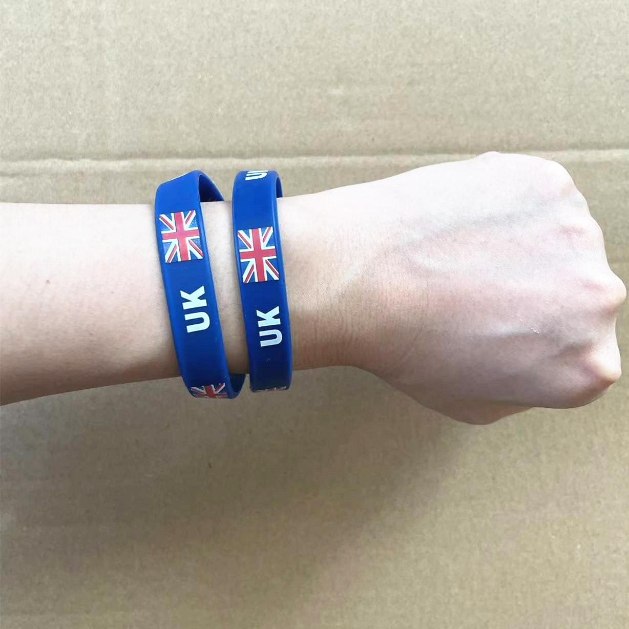 2pcs 영국 영국 플래그 팔찌 스포츠 게임 실리콘 팔 - Men'S Accessories Uk 리뷰 및 가격
