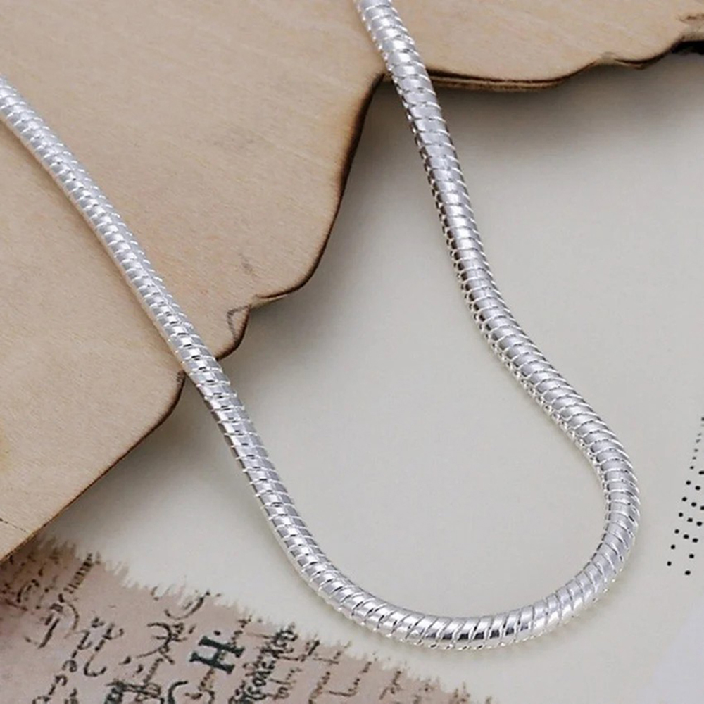 925 실버 3MM 스네이크 16-23CM 체인 팔찌  - Men Accessories Chain And Bracelet 리뷰 및 가격