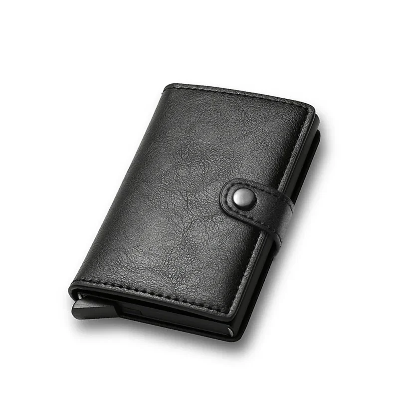 안티 Rfid 은행 신용 카드 소지자 지갑 남자 PU  - Card Case Minimalist 리뷰 및 가격
