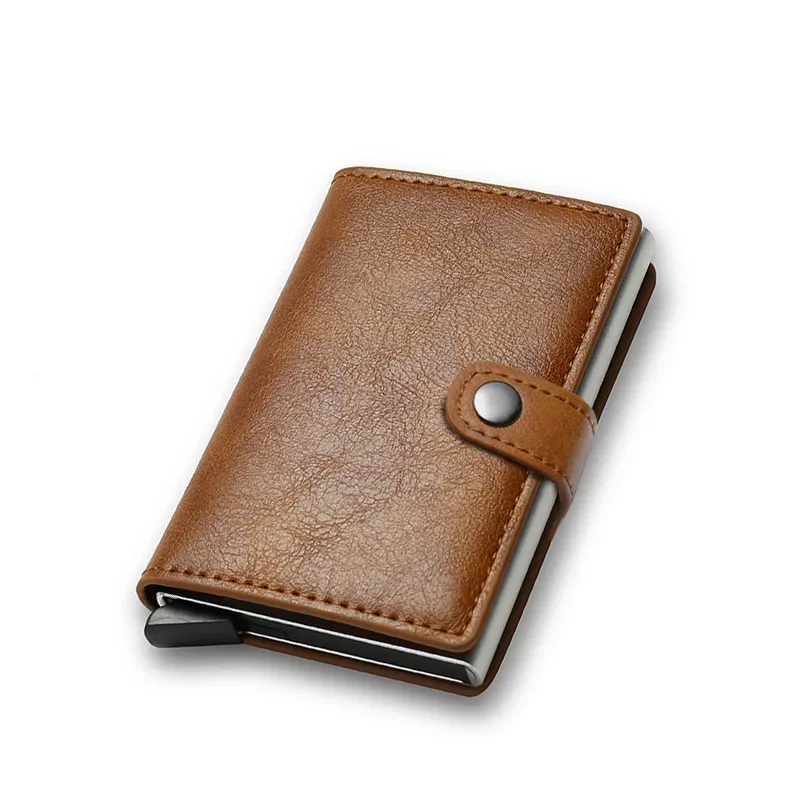 안티 Rfid 은행 신용 카드 소지자 지갑 남자 PU  - Card Case Minimalist 리뷰 및 가격